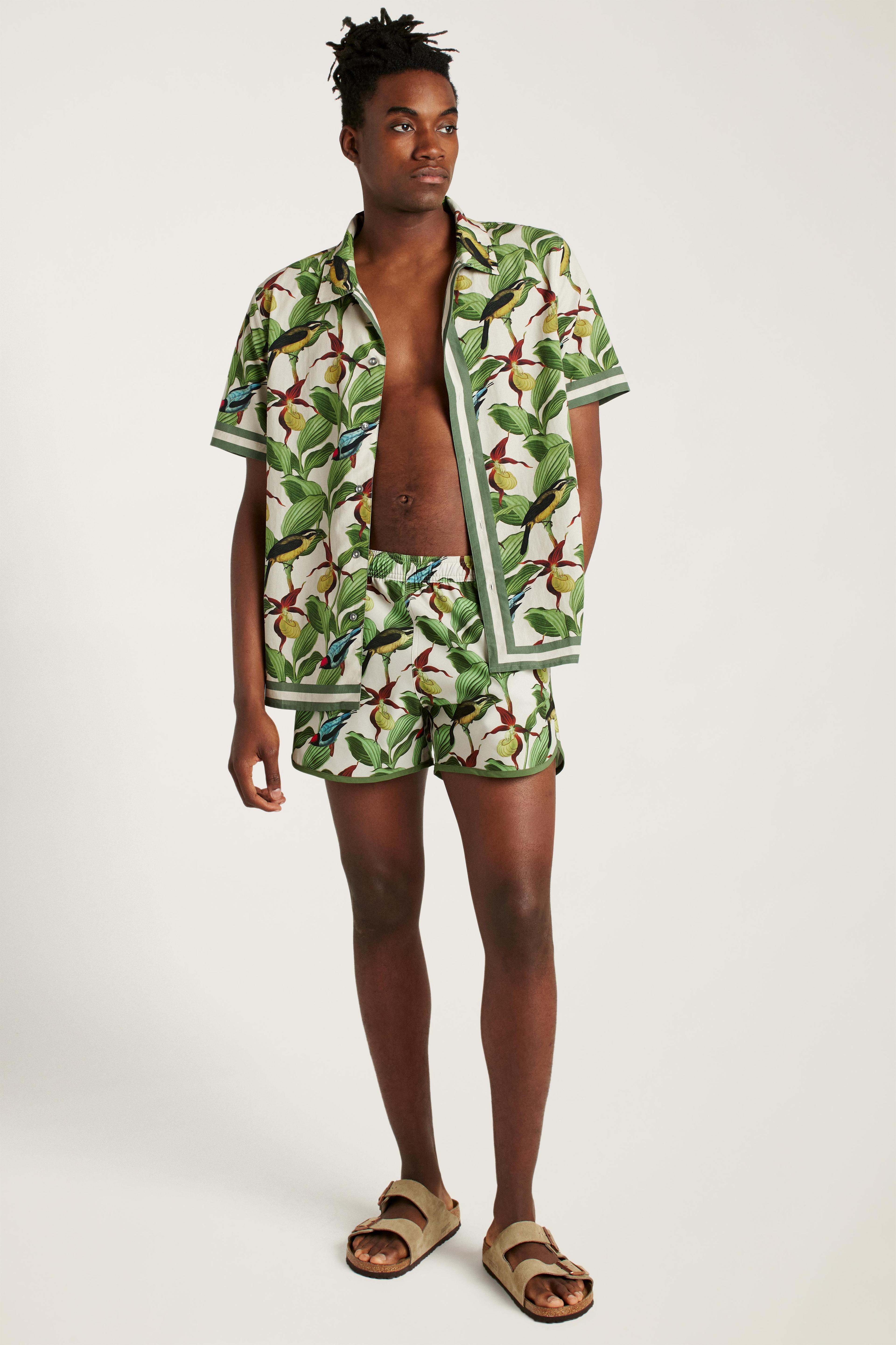 Throwback Swim Trunks Product Image