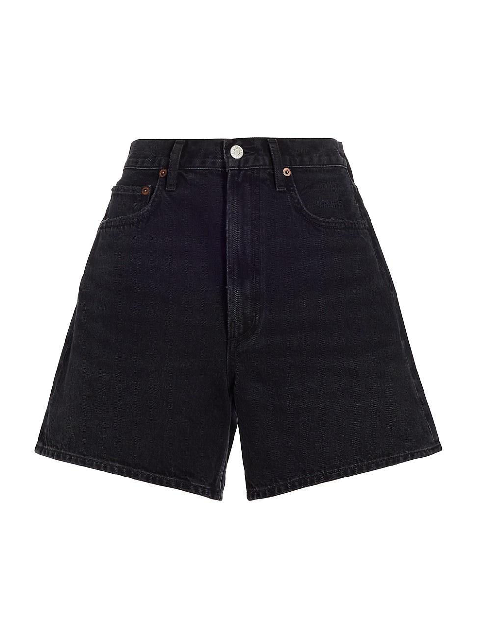 AGOLDE Stella Short Black. Size 27 (also in 23, 24, 25, 26, 29, 30, 31). Product Image