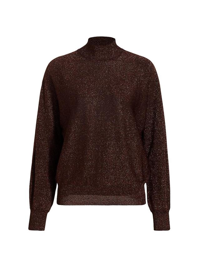 Womens Metallic Dolman Sweater Product Image