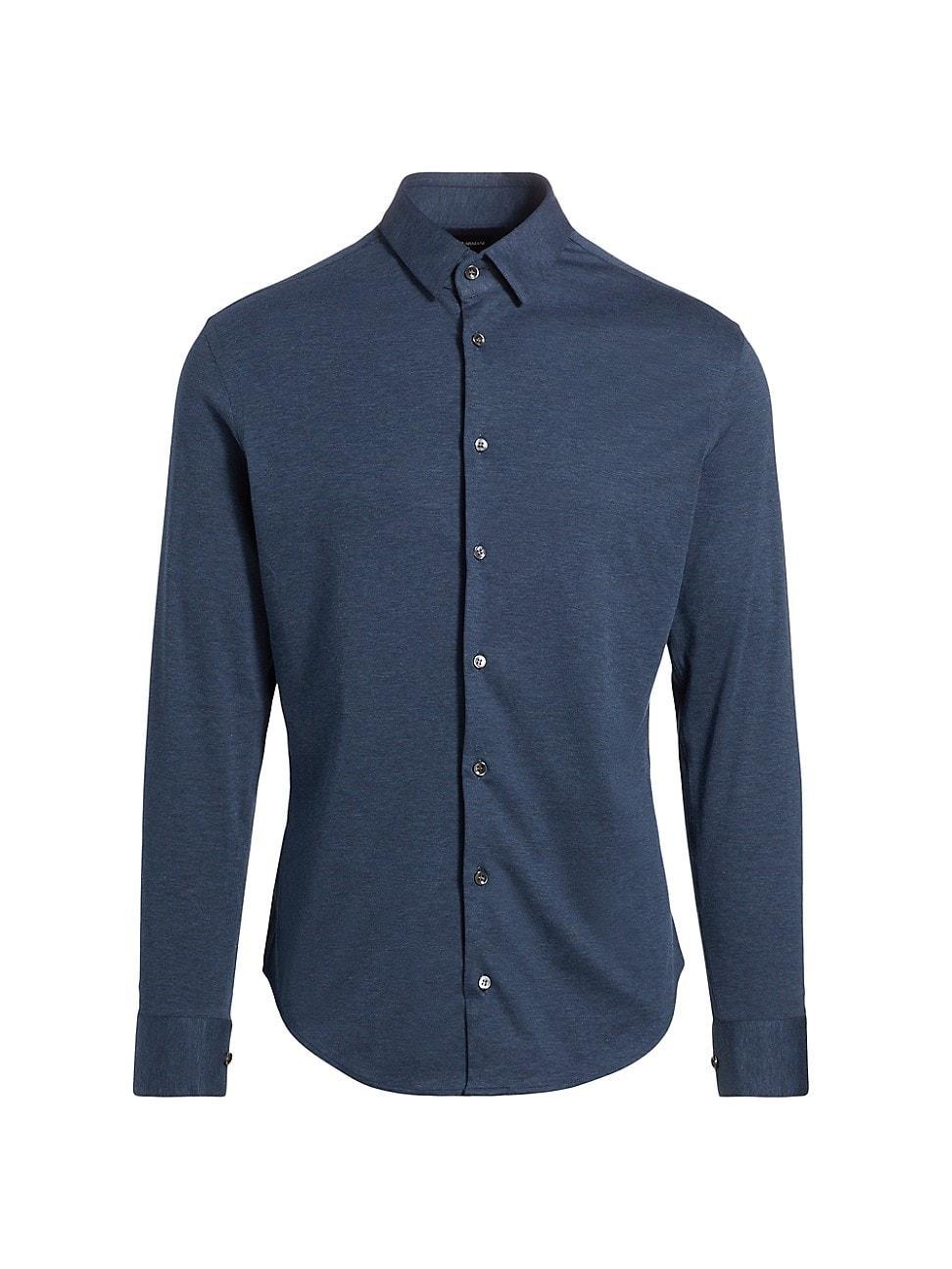 Mens Stretch Slim Button-Up Shirt Product Image