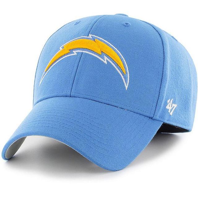 Mens 47 Powder Blue Los Angeles Chargers Logo MVP Adjustable Hat Product Image