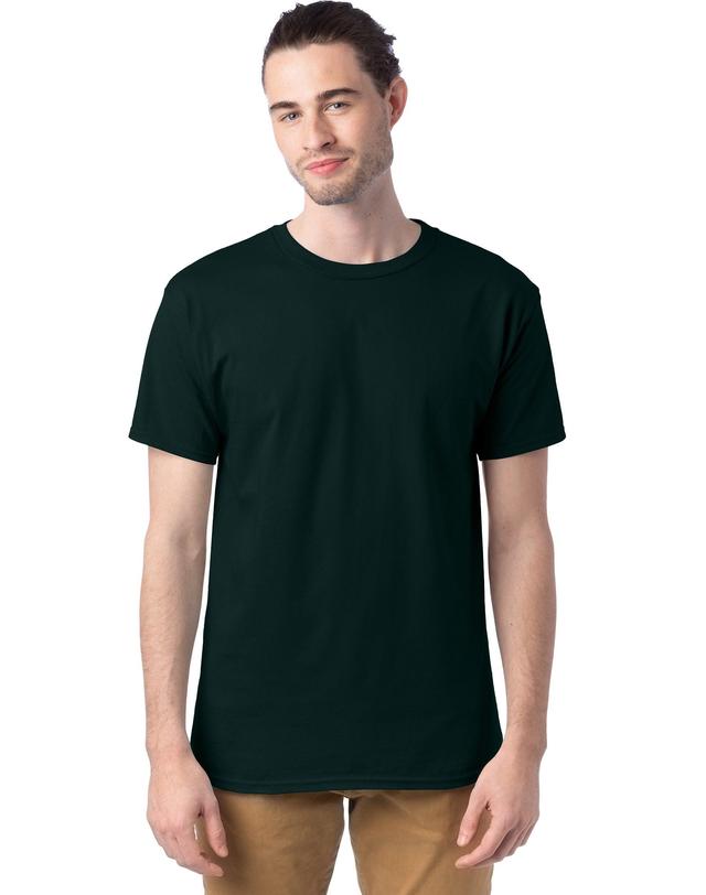 Mens Hanes Essentials 4-Pack Cotton T-Shirt Product Image