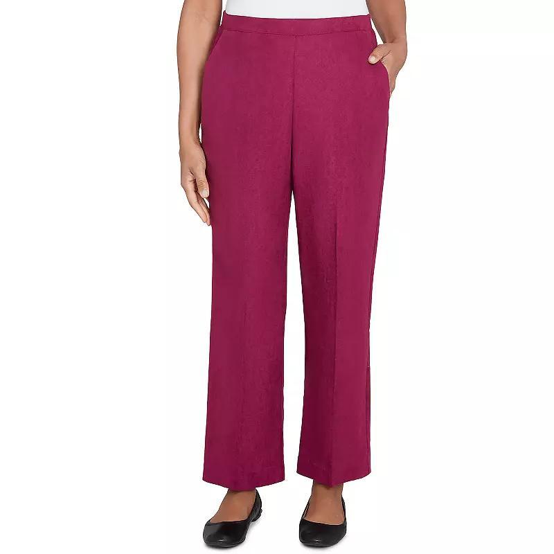 Womens Alfred Dunner Classic Slant Pocket Short Length Pant Product Image