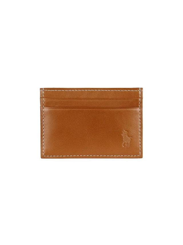 Mens Burnished Leather Card Case Product Image