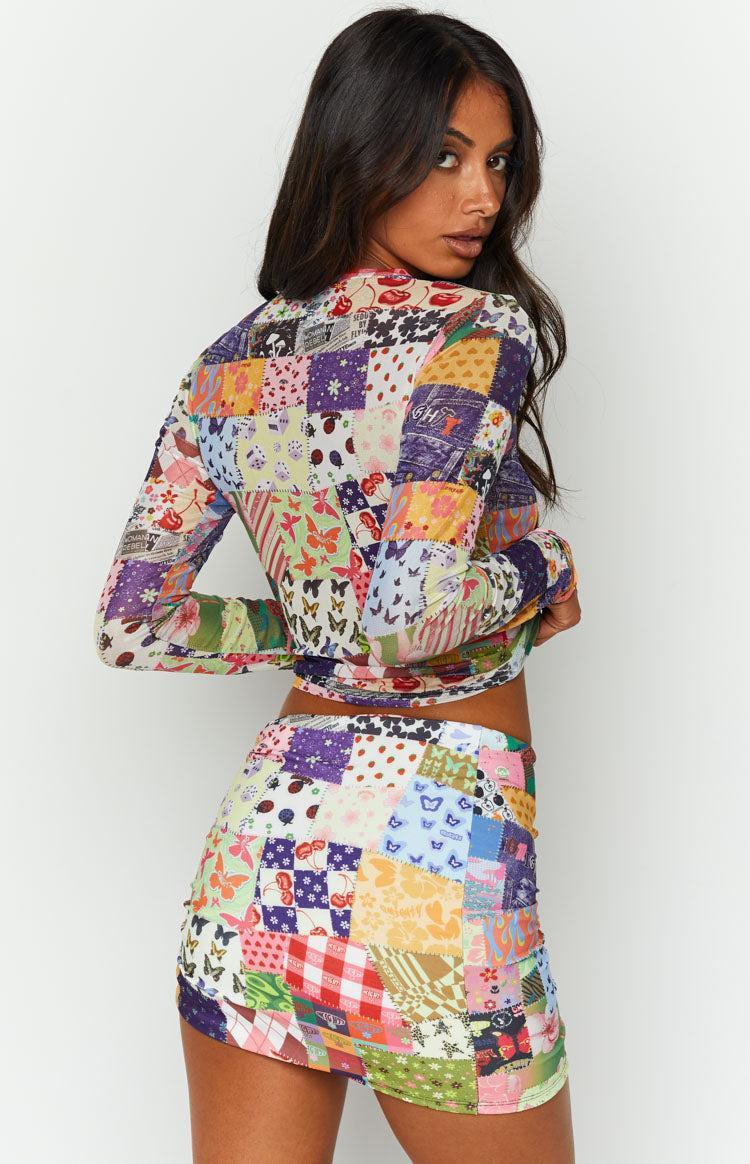 OMIGHTY OG Patchwork Mini Skirt Product Image