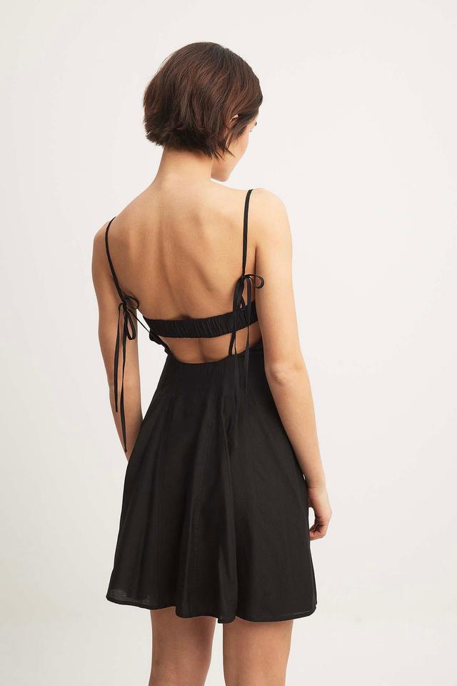 Open Back Strap Mini Dress Product Image