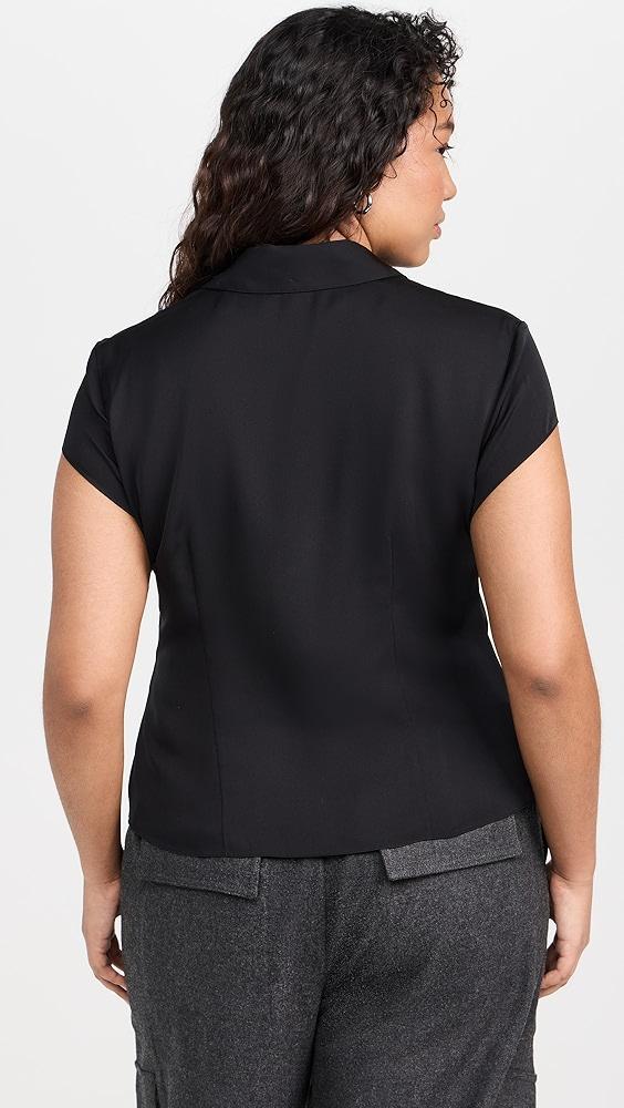 Theory Cap Sleeve Blouse | Shopbop Product Image