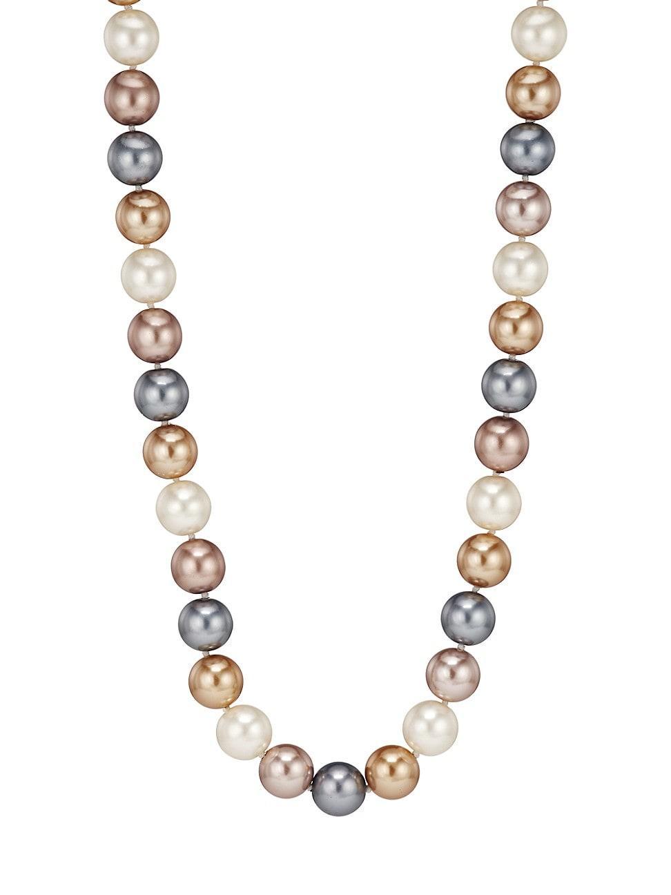 Womens Faux Pearl Necklace Product Image