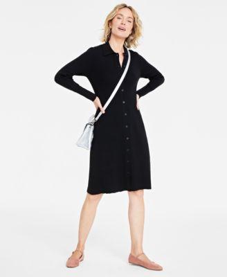 Women's Collared Sweater Dress, Created for Macy's Product Image