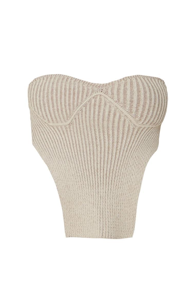 Tall Stone Knitted Cup Detail Bandeau Product Image