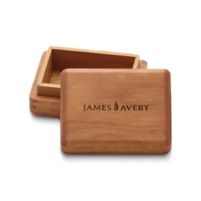 Rectangular Wood Keepsake Box Product Image