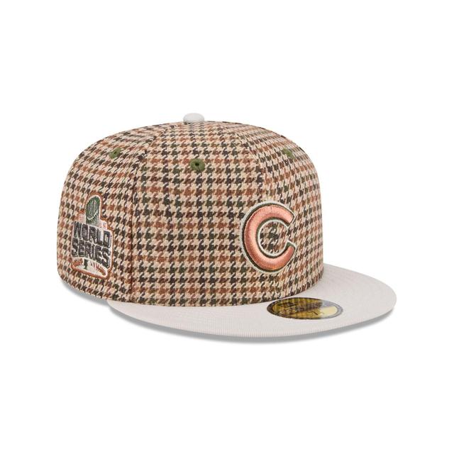 Chicago Cubs Houndstooth 59FIFTY Fitted Hat Male Product Image