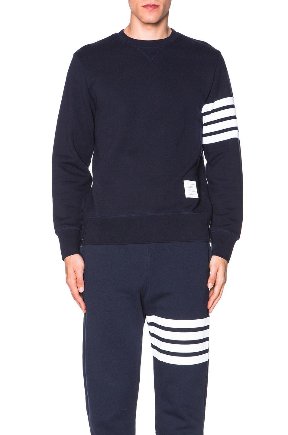 Mens Bar Striped Sleeve Sweatshirt Product Image