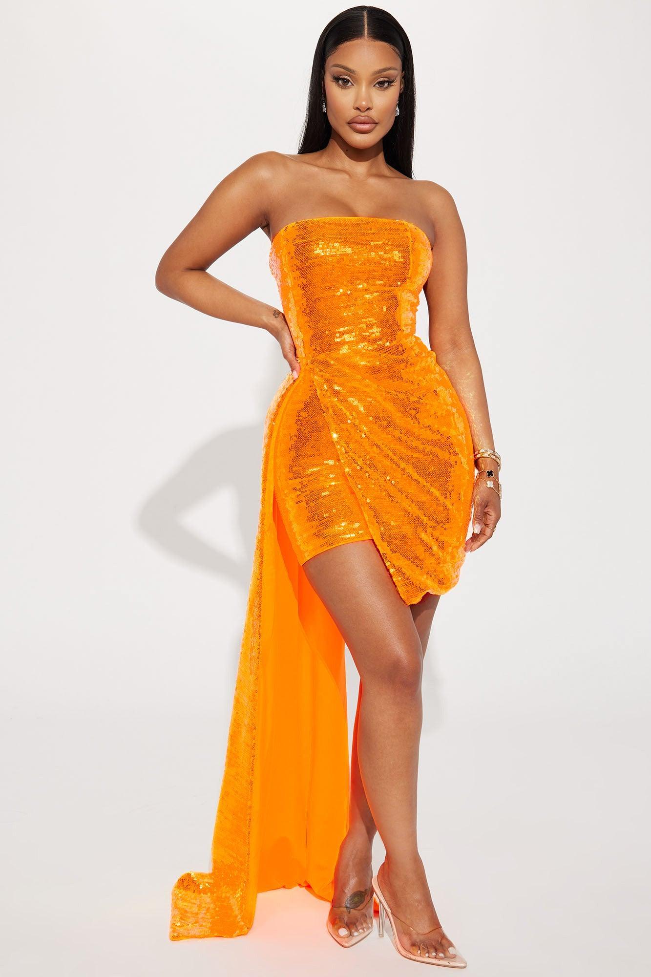 Her World Mini Dress - Orange product image