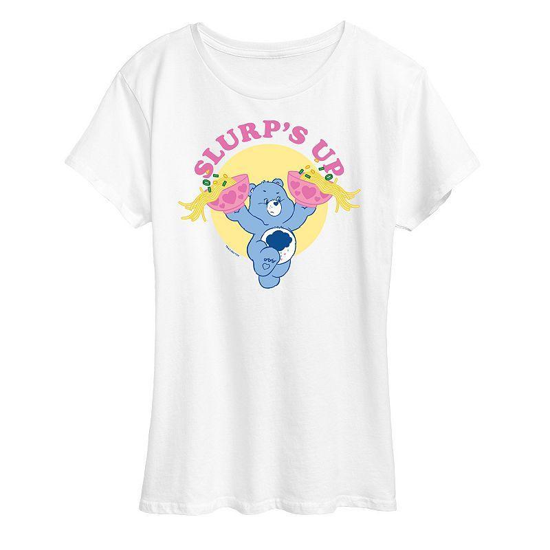 Womens Care Bears Slurps Up Graphic Tee Product Image