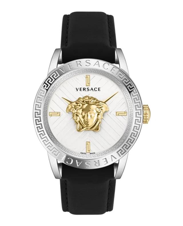 V-code Strap Watch In Silver Product Image