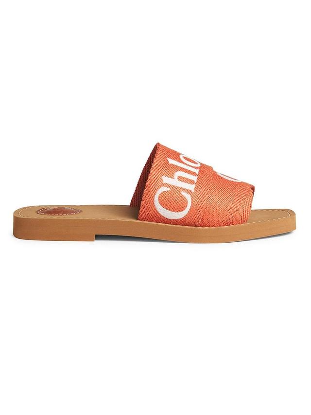 Womens Woody Logo Slide Sandals Product Image