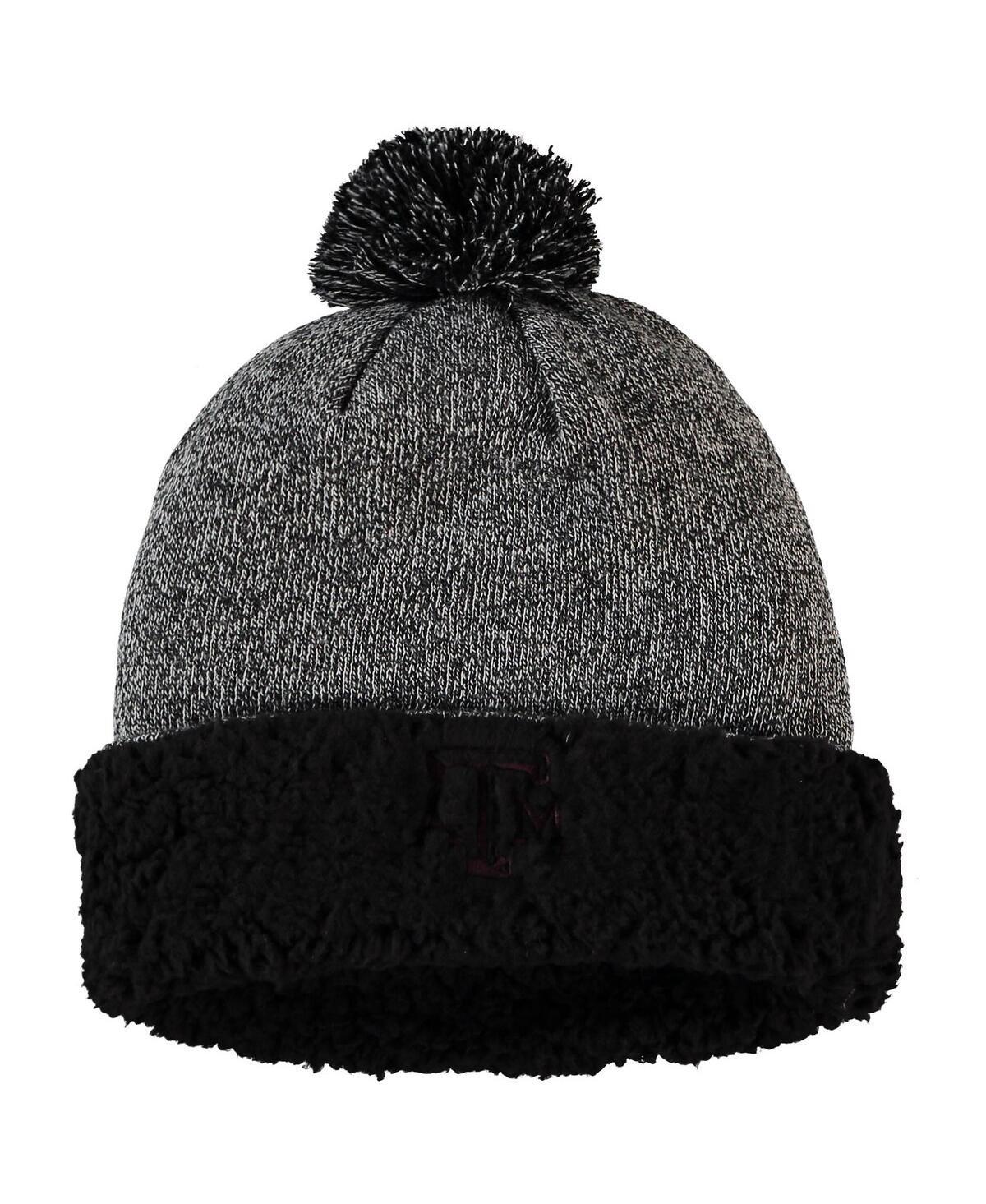 Womens Black Texas A&M Aggies Snug Cuffed Knit Hat with Pom Product Image