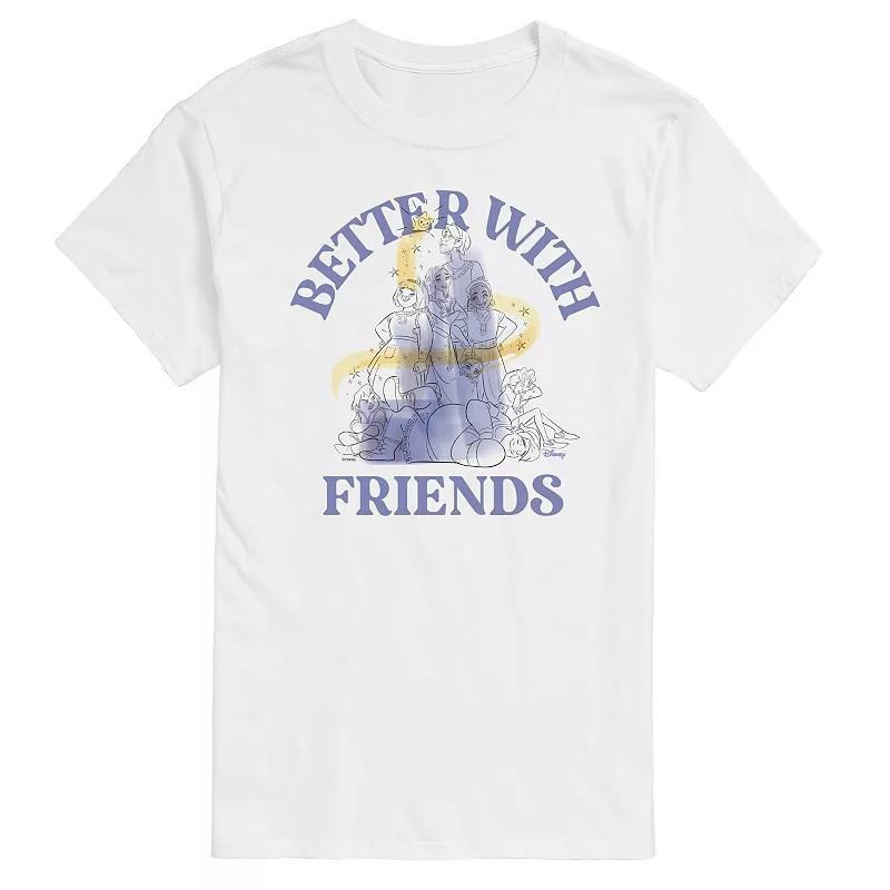 Disneys Wish Big & Tall better With Friends Graphic Tee, Mens Product Image