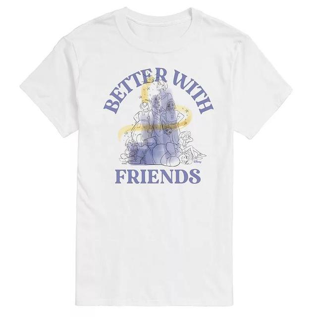 Disneys Wish Big & Tall better With Friends Graphic Tee, Mens Product Image