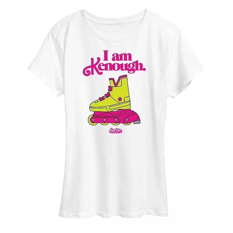 Womens Barbie The Movie Rollerblades Graphic Tee, Girls Product Image