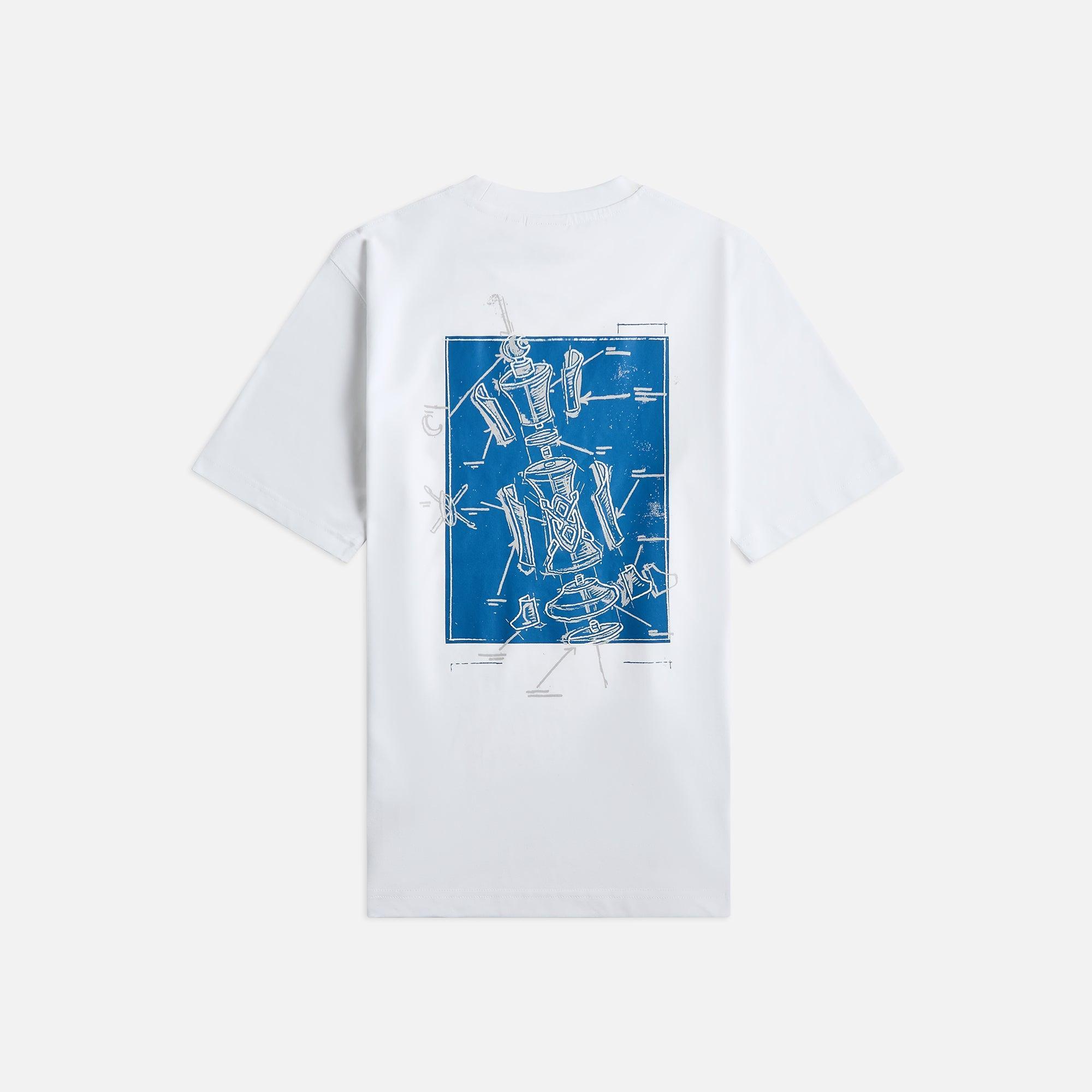 Daily Paper Blueprint Tee - White Male Product Image