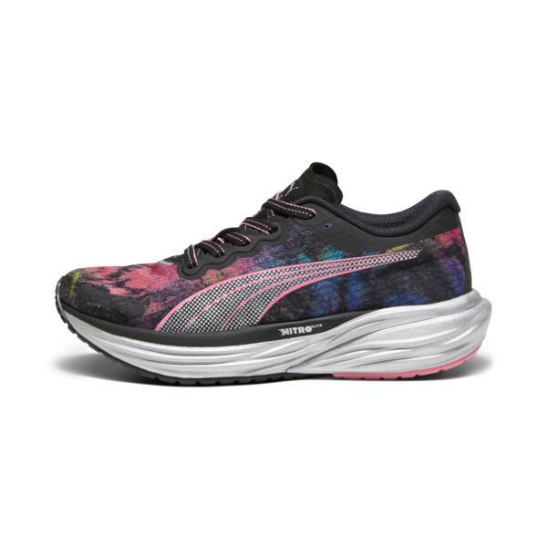 PUMA Deviate NITROâ¢ 2 'Marathon Series' Women's Running Shoes in Black/Strawberry Burst/Yellow Blaze Product Image