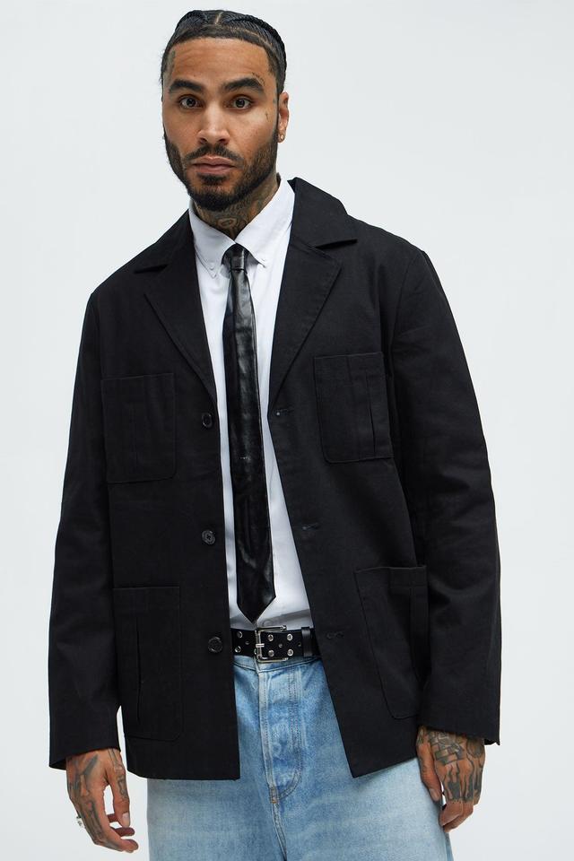 Berry Casual Jacket - Black Product Image