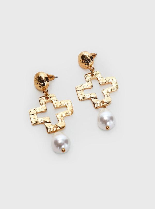 Carrion Earrings Gold Product Image