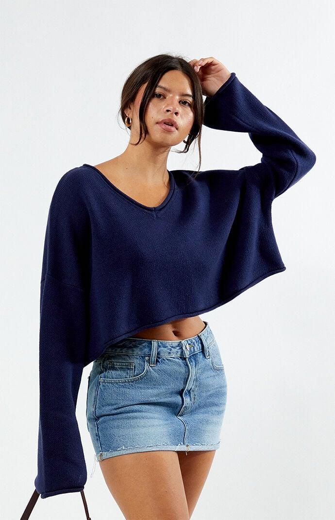 Women's Effie Boxy Cropped Sweater Product Image