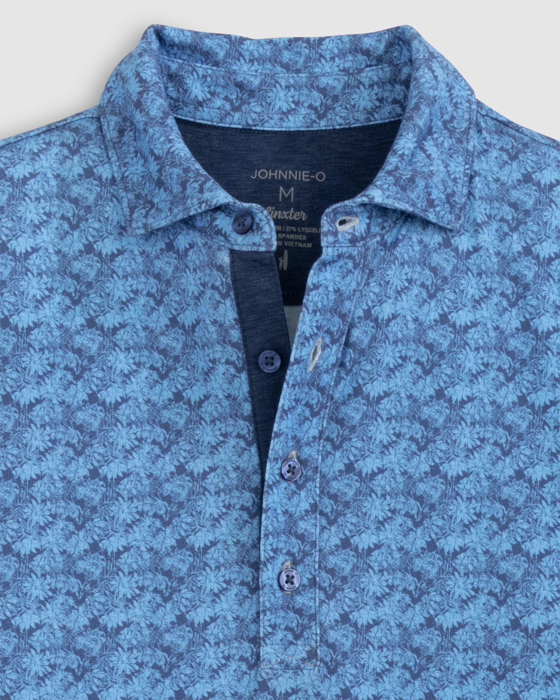 Sanford Printed Linxter Cotton Performance Polo Male Product Image