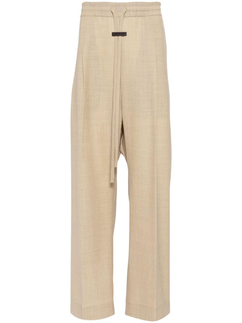 FEAR OF GOD Wide-leg Wool Trousers In Neutrals Product Image