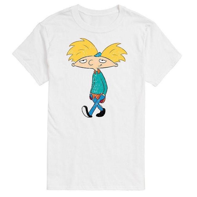 Big & Tall Hey Arnold! Walking Portrait Graphic Tee, Mens Product Image