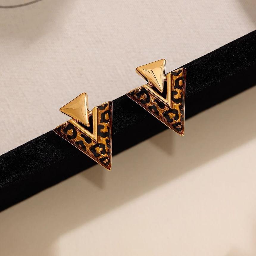 Triangle Alloy Stud Earring Product Image