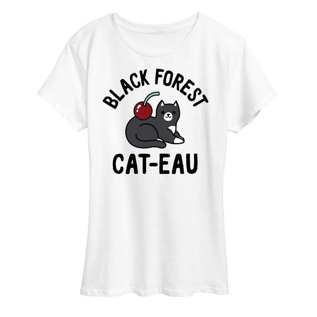 Womens Black Forest Cat-eau Graphic Tee Product Image