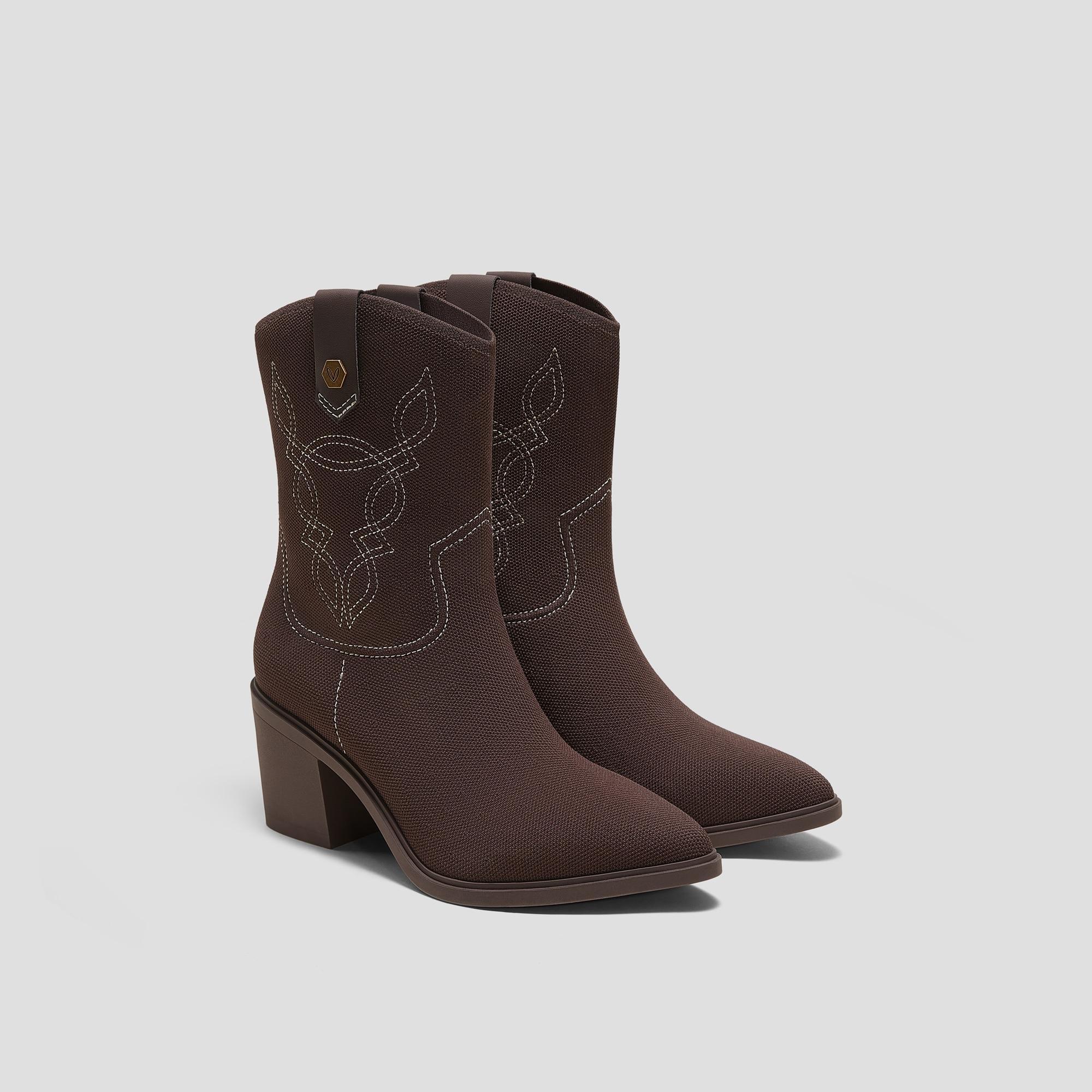 Pointed-Toe Western Ankle Boots (Wesley) product image