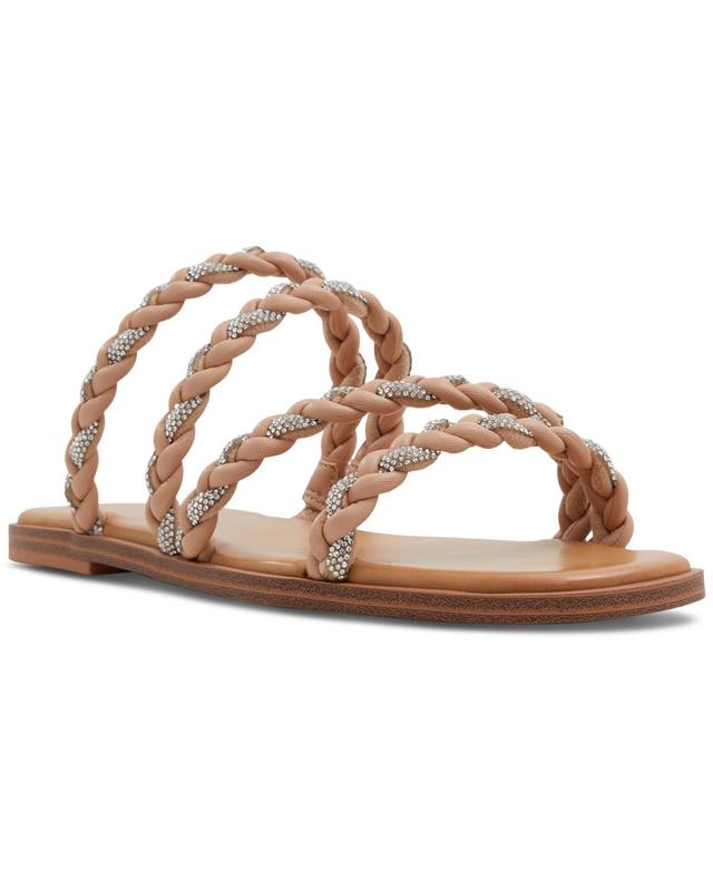 Aldo Womens Tritoney Braided Strappy Slide Flat Sandals Product Image