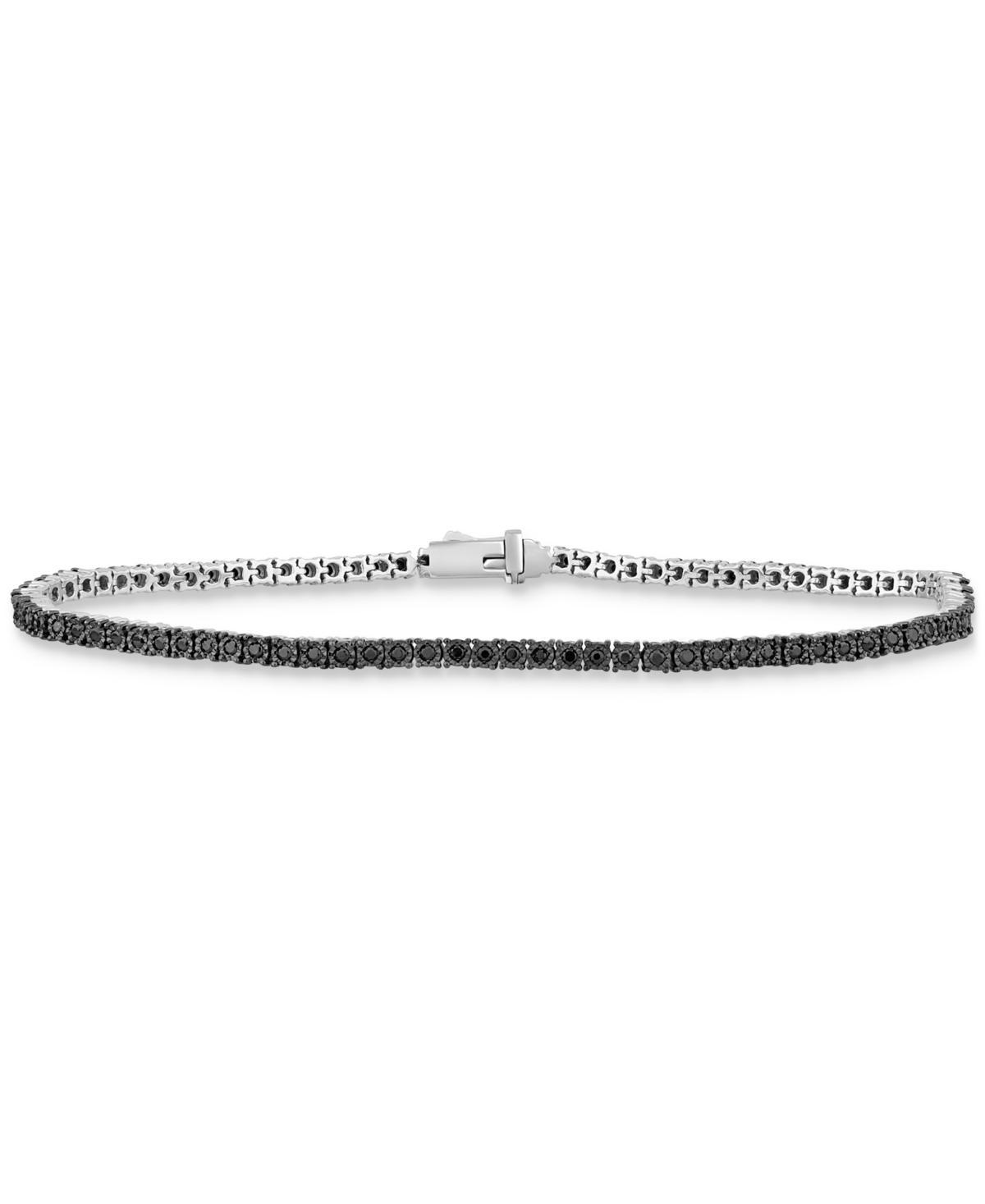 Mens Diamond Tennis Bracelet (1 ct. t.w.) in 10k Gold Product Image