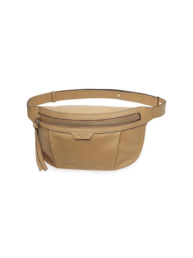 Rag & Bone Commuter Fanny Pack in Beige. Product Image