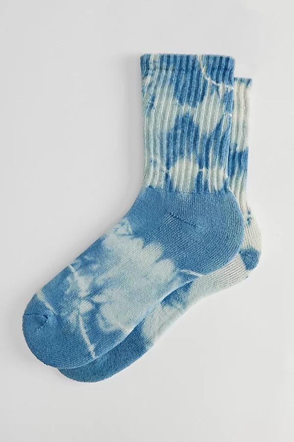 American Trench Indigo Dyed Retro Crew Sock Mens at Urban Outfitters Product Image