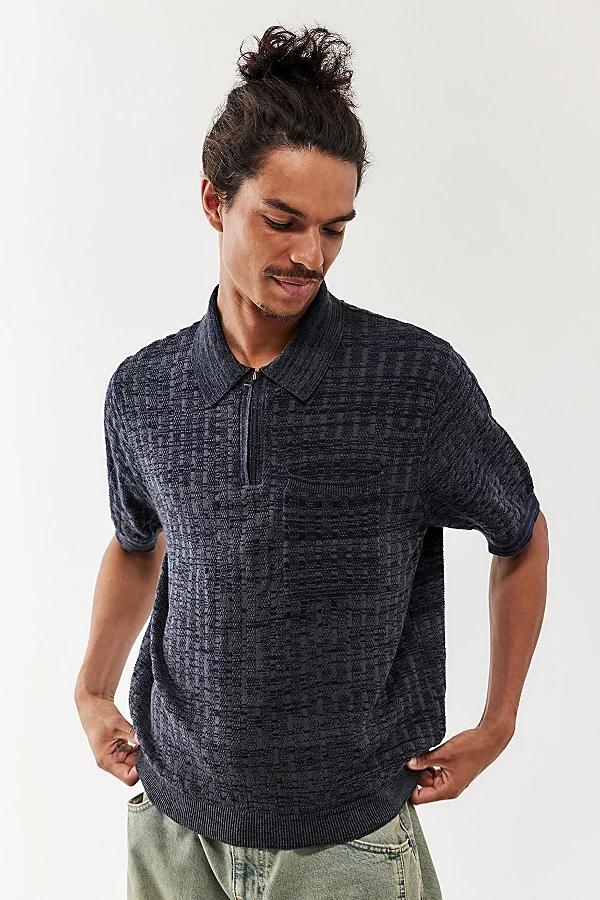 BDG Knit Polo Shirt Top Mens at Urban Outfitters Product Image