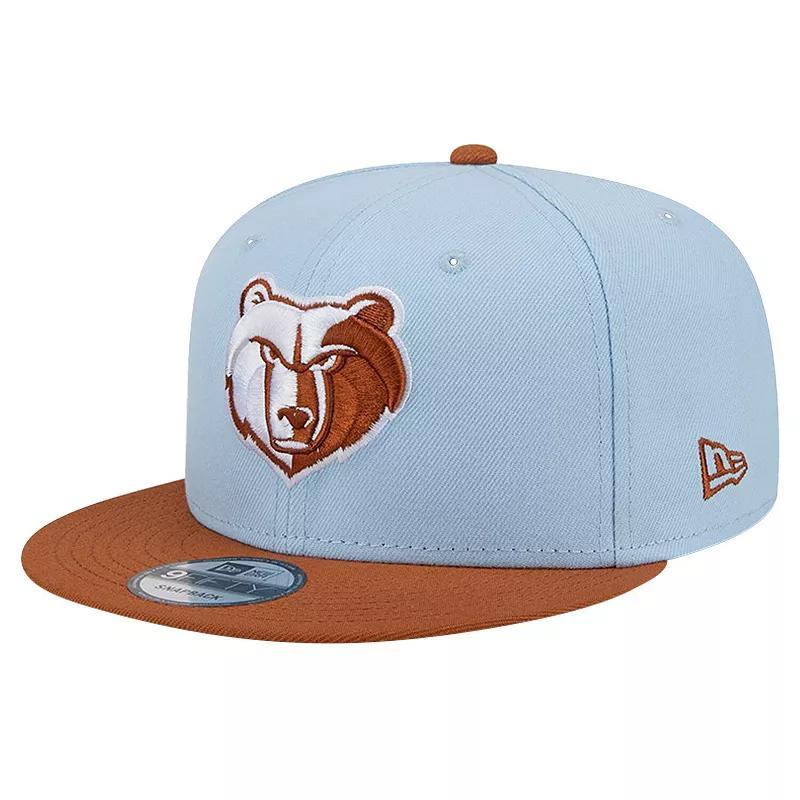 Mens New Era /Brown Memphis Grizzlies 2-Tone Color Pack 9FIFTY Snapback Hat Product Image