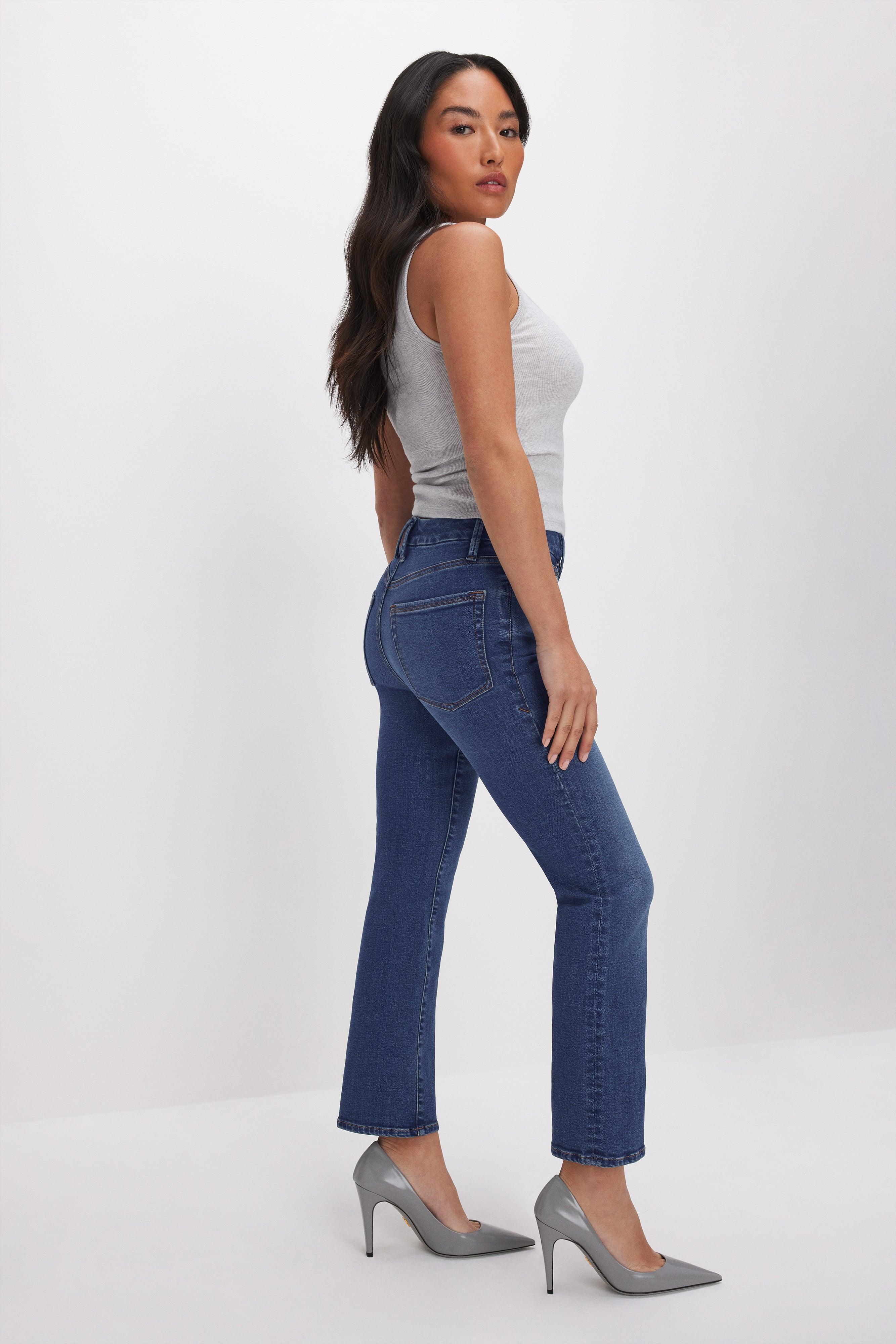 GOOD PETITE STRAIGHT JEANS | BLUE007 Product Image