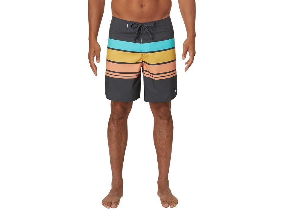 Quiksilver Everyday Stripe 19 Boardshorts Swim Trunk (Tarmac) Men's Swimwear Product Image