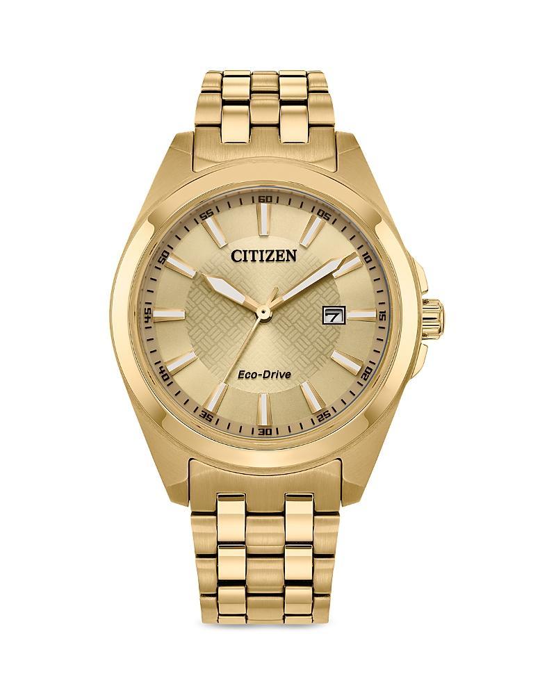 Citizen Eco-Drive Mens Peyten Stainless Steel Bracelet Watch 41mm Product Image