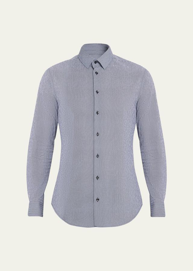 Mens Micro-Print Sport Shirt Product Image