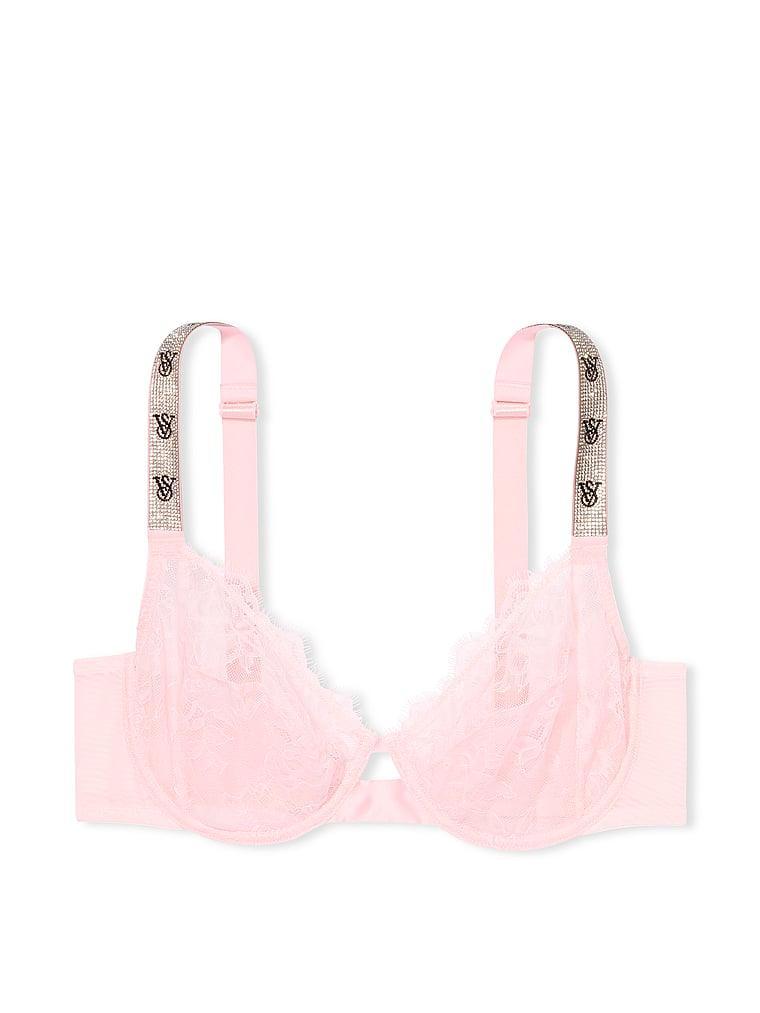 The Fabulous by Victoria's Secret Full-Cup Shine Strap Rose Lace Bra Product Image