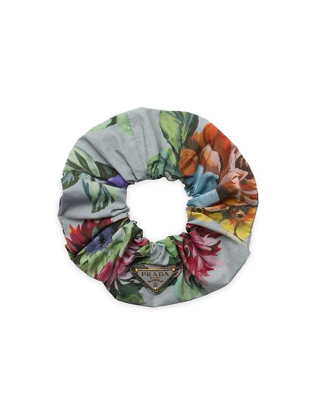 Womens Printed Fabric Scrunchie Product Image