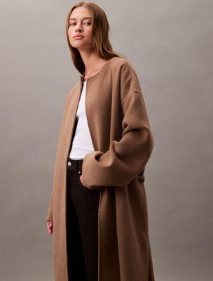 Cashmere Wool Blend Coat Product Image