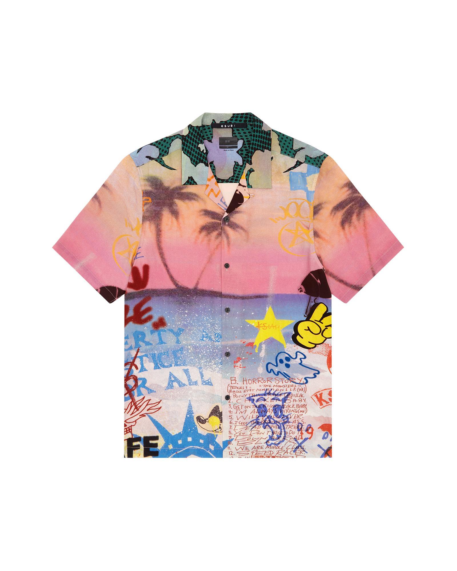 VANDALS RESORT SS SHIRT MULTI Male Product Image